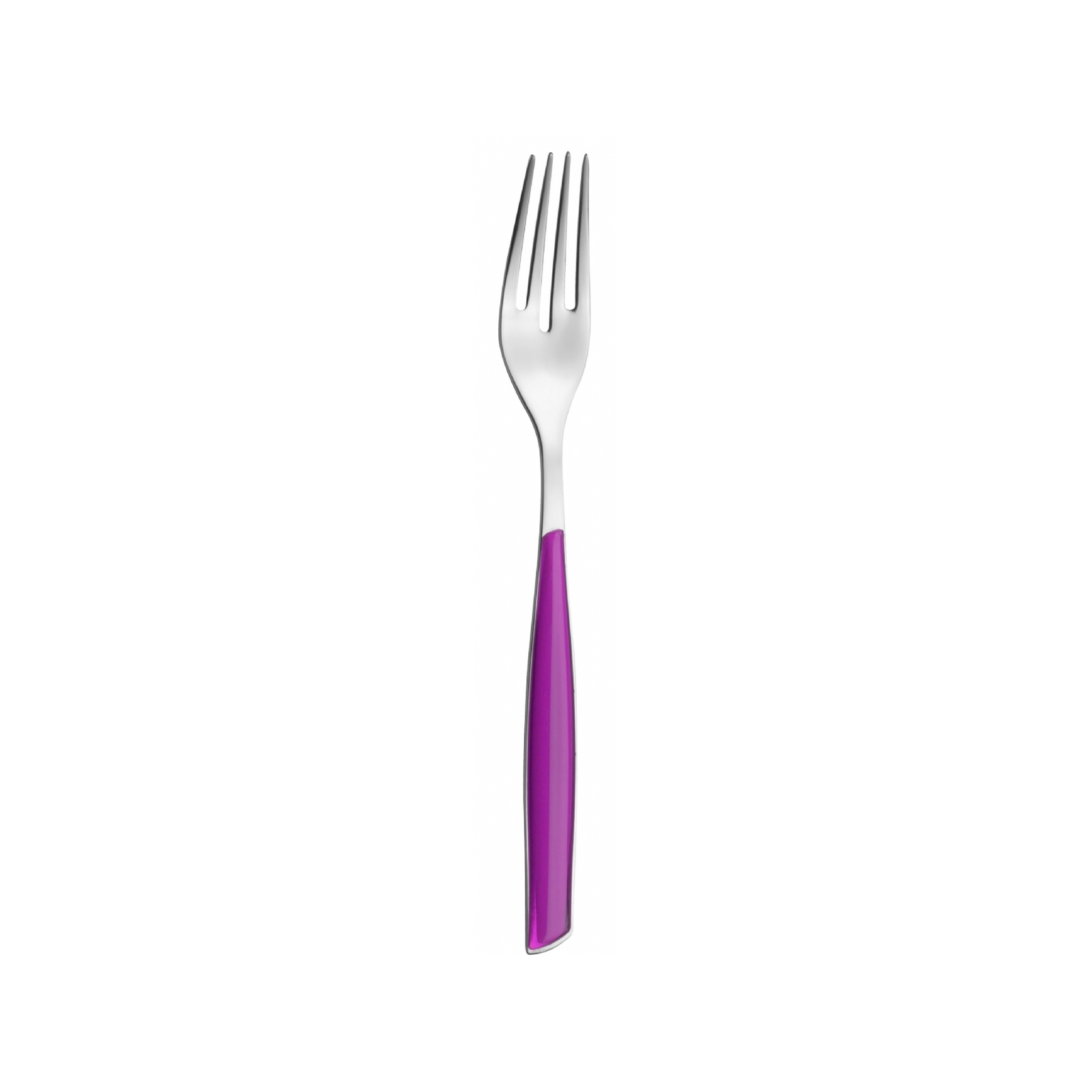 Set 3 Coltelli Da Formaggio BUGATTI Glamour – Acciaio Inox 18/10, Manico Trasparente Rosso Magenta, In Scatola Regalo, 16x26x3 Cm - 2