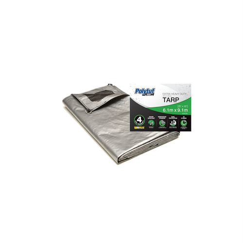 Polytuf 6.1 x 9.1m Extra Heavy Duty DRing Tarpaulin Bunnings Australia