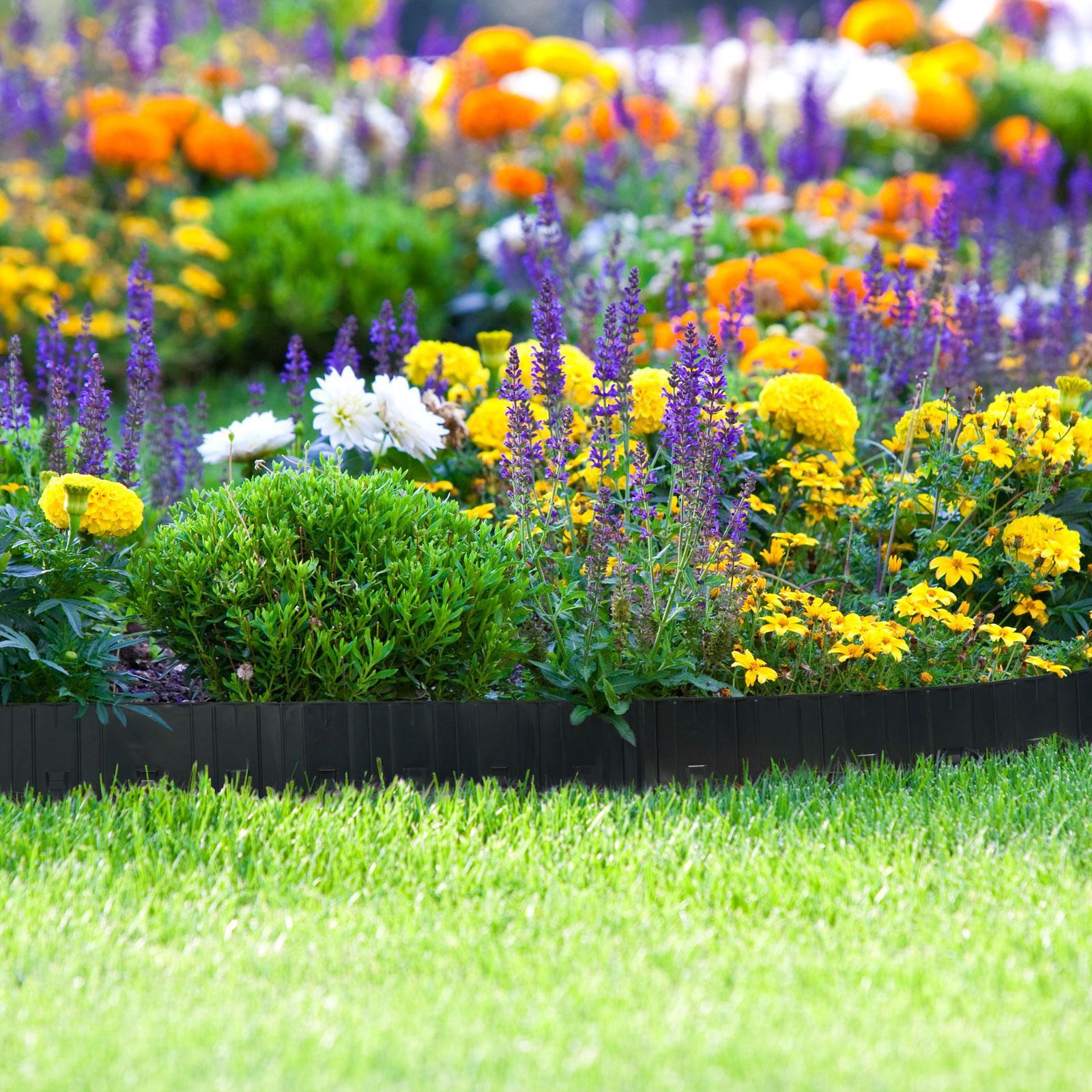 Jack 115 x 16cm Black Garden Edging - 4 Pack - Bunnings Australia