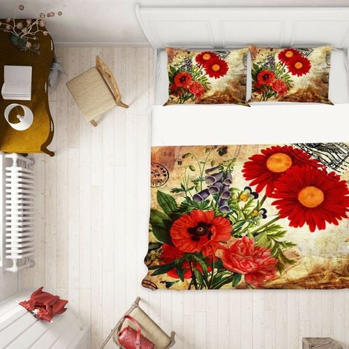 3D Red Bush 1002 Allan P. Friedlander Bedding Bed Pillowcases Quilt