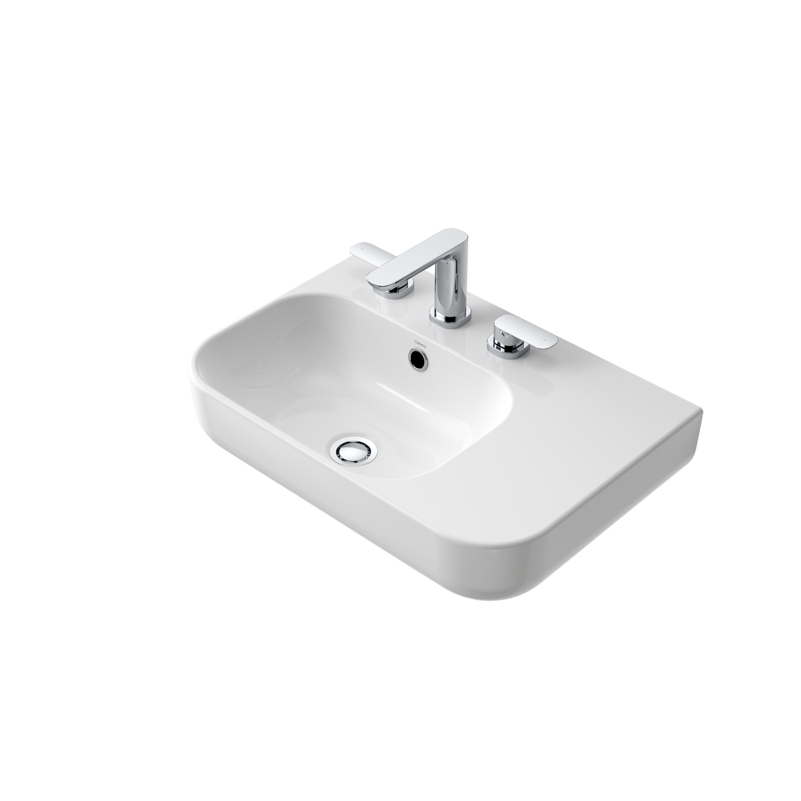 Caroma Luna Shelf Wall Basin With 3 Tap Holes Bunnings Australia Caroma Luna Shelf Wall Basin With 3 Tap Holes Bunnings Australia
