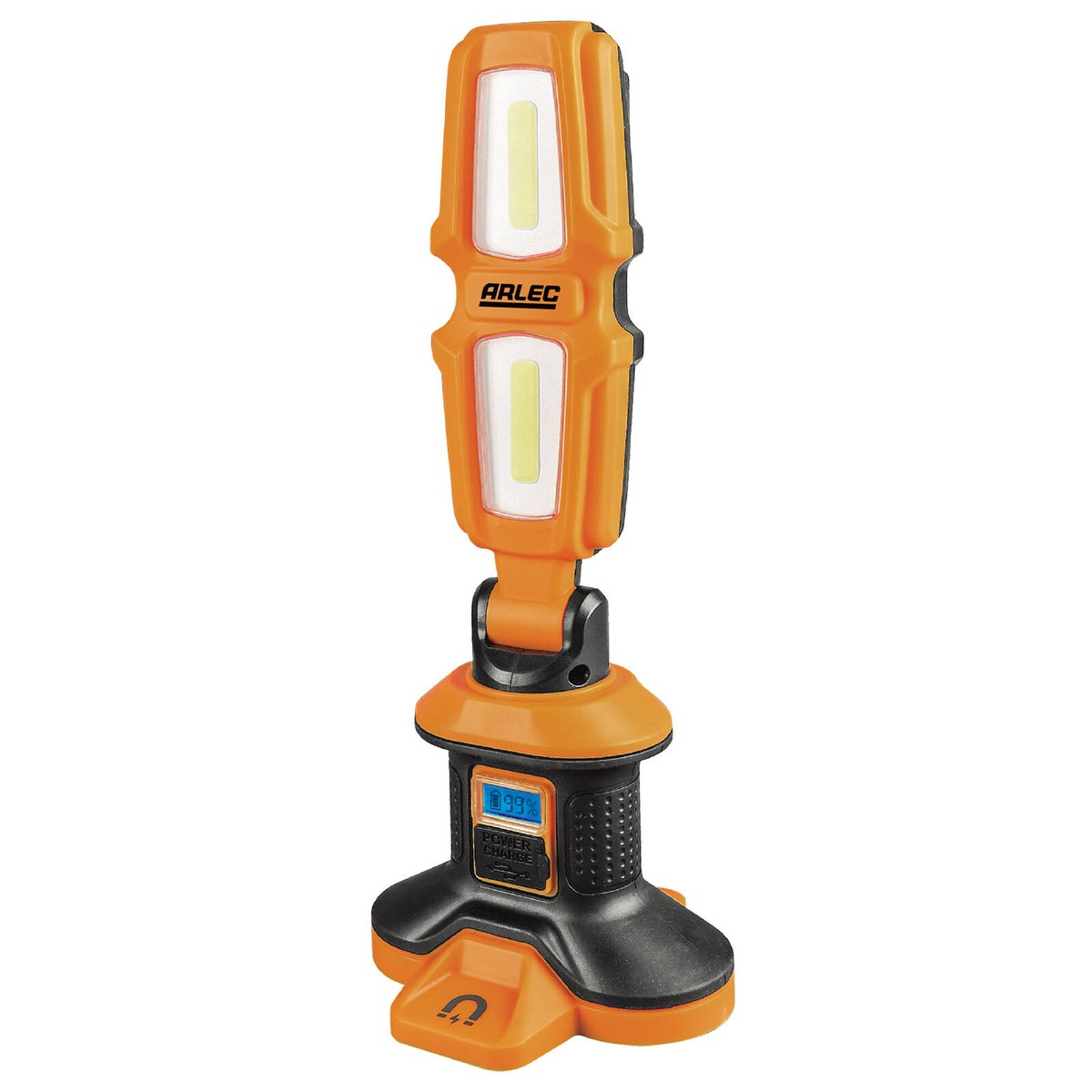 Rechargeable LED Work Light – 1500LM Super Bright Portable Light With Stand & Power Bank (2-Pack)