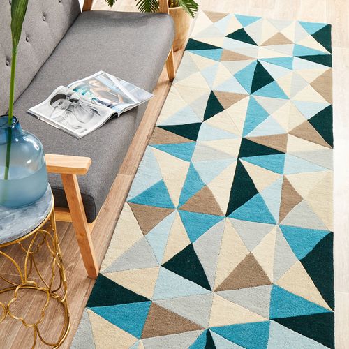 Matrix 901 Turquoise By Rug Culture - 225X155CM - RECTANGLE