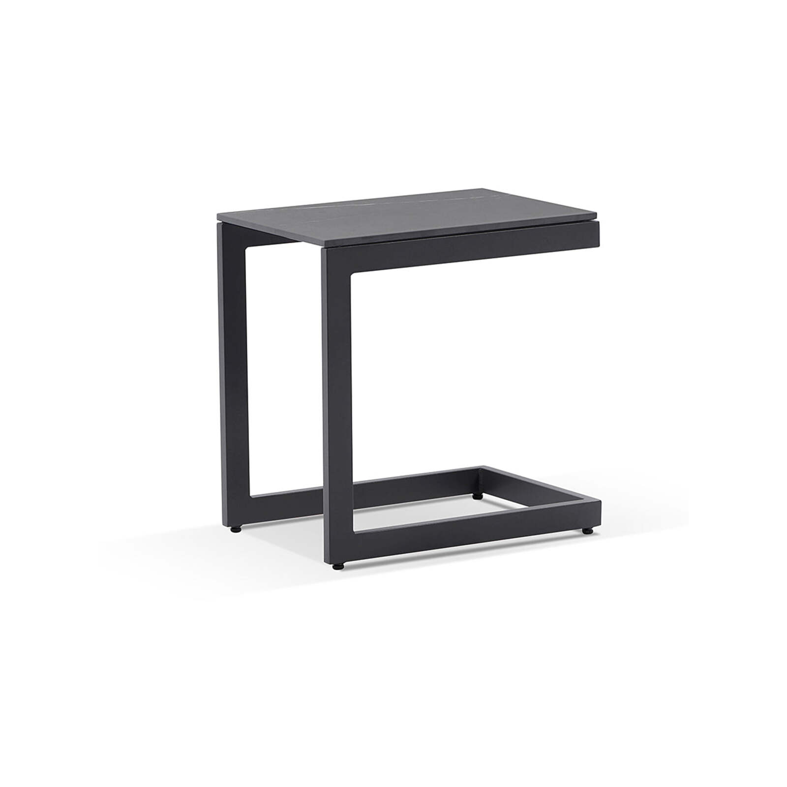 Santorini Outdoor Ceramic And Aluminium Side Table - Bunnings Australia