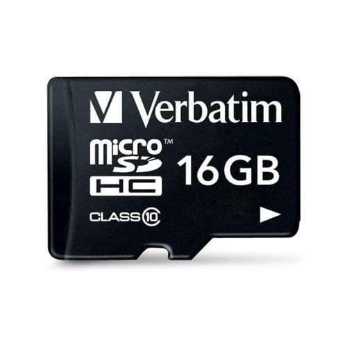 Verbatim Premium memory card 16 GB MicroSDHC Class 10 [44082 ...