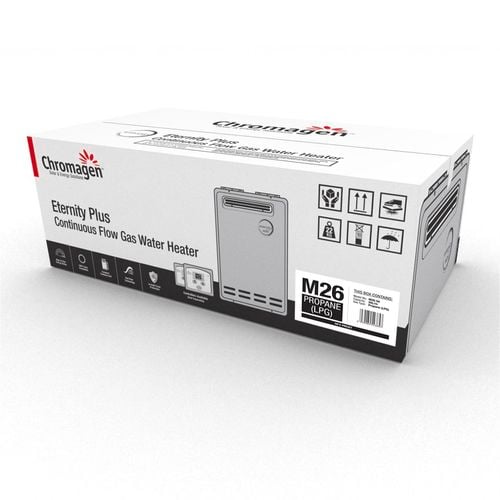 Chromagen Eternity Plus 26L Continuous Flow Hot Water Heater - Natural Gas  - Bunnings Australia