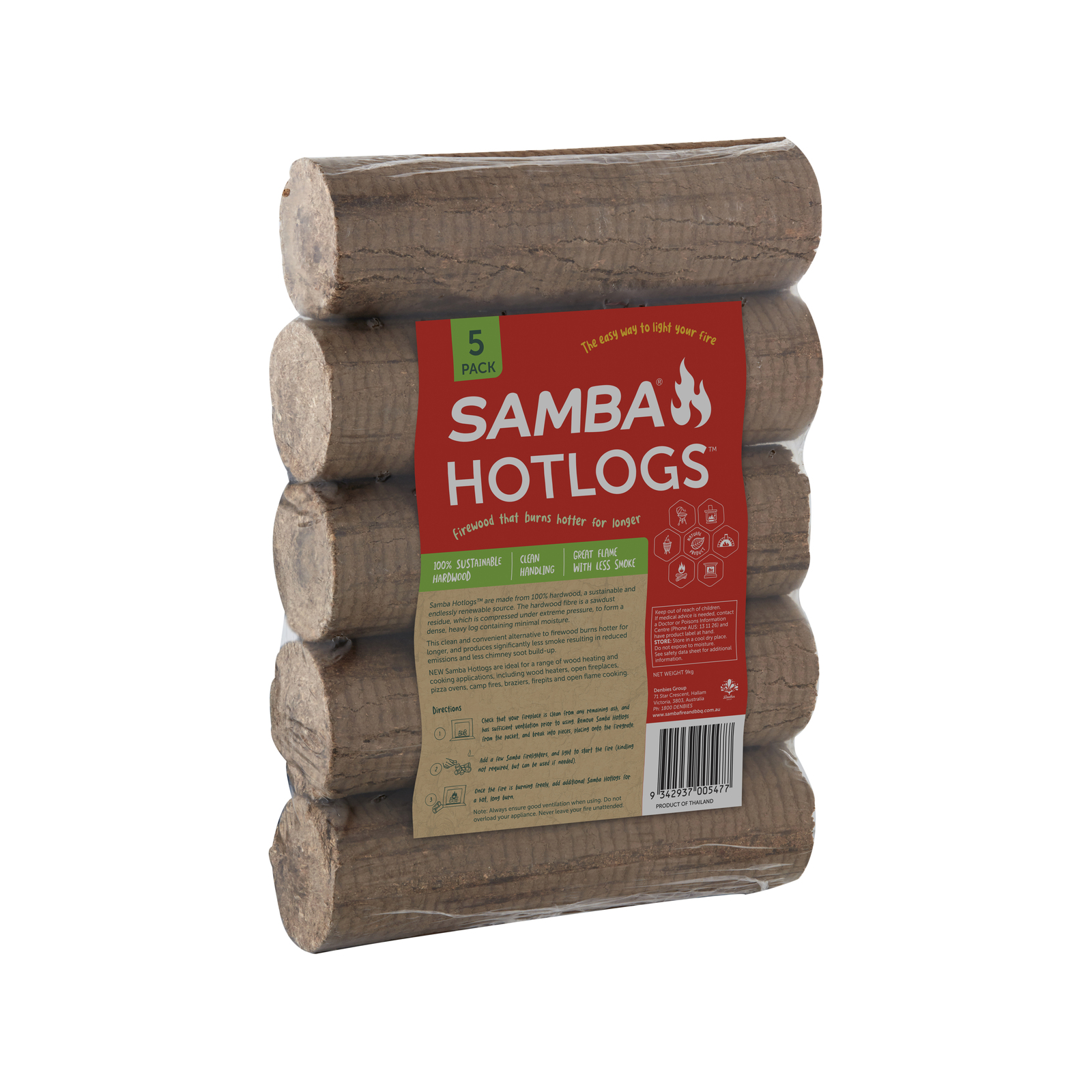Samba 9kg Hotlogs - Bunnings Australia