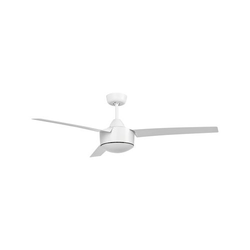 Click 3 Blade 122cm Amali White Ceiling Fan With Optional Light Kit ...