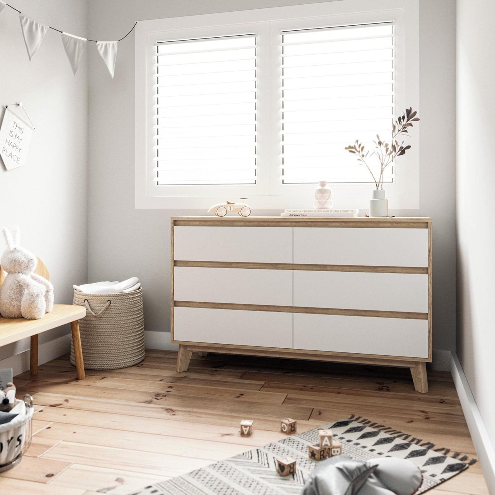 Wooden store lowboy drawers