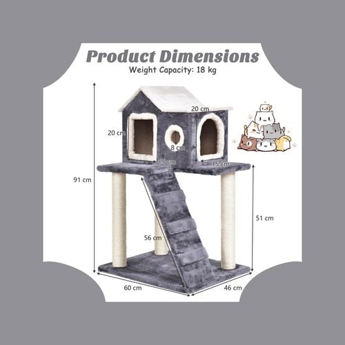 costway-cat-tree-kitty-scratching-post-condo-tower-bunnings-australia