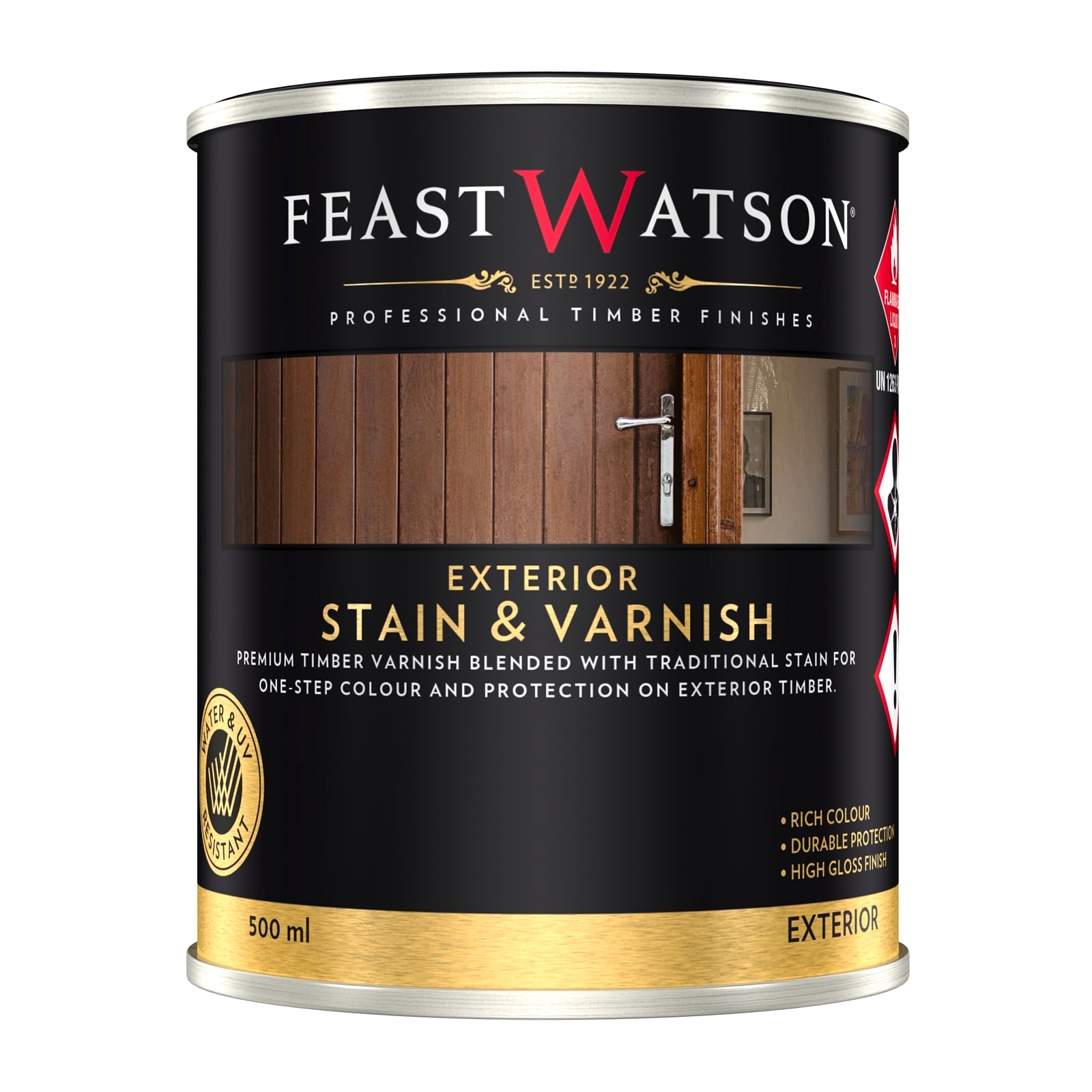 Feast Watson 500ml Exterior European Oak Stain And Varnish Bunnings