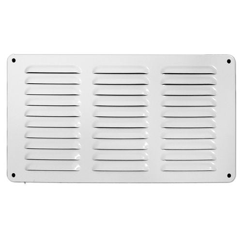Haron 300 x 150mm White Aluminium Pressed Wall Vent - Bunnings Australia