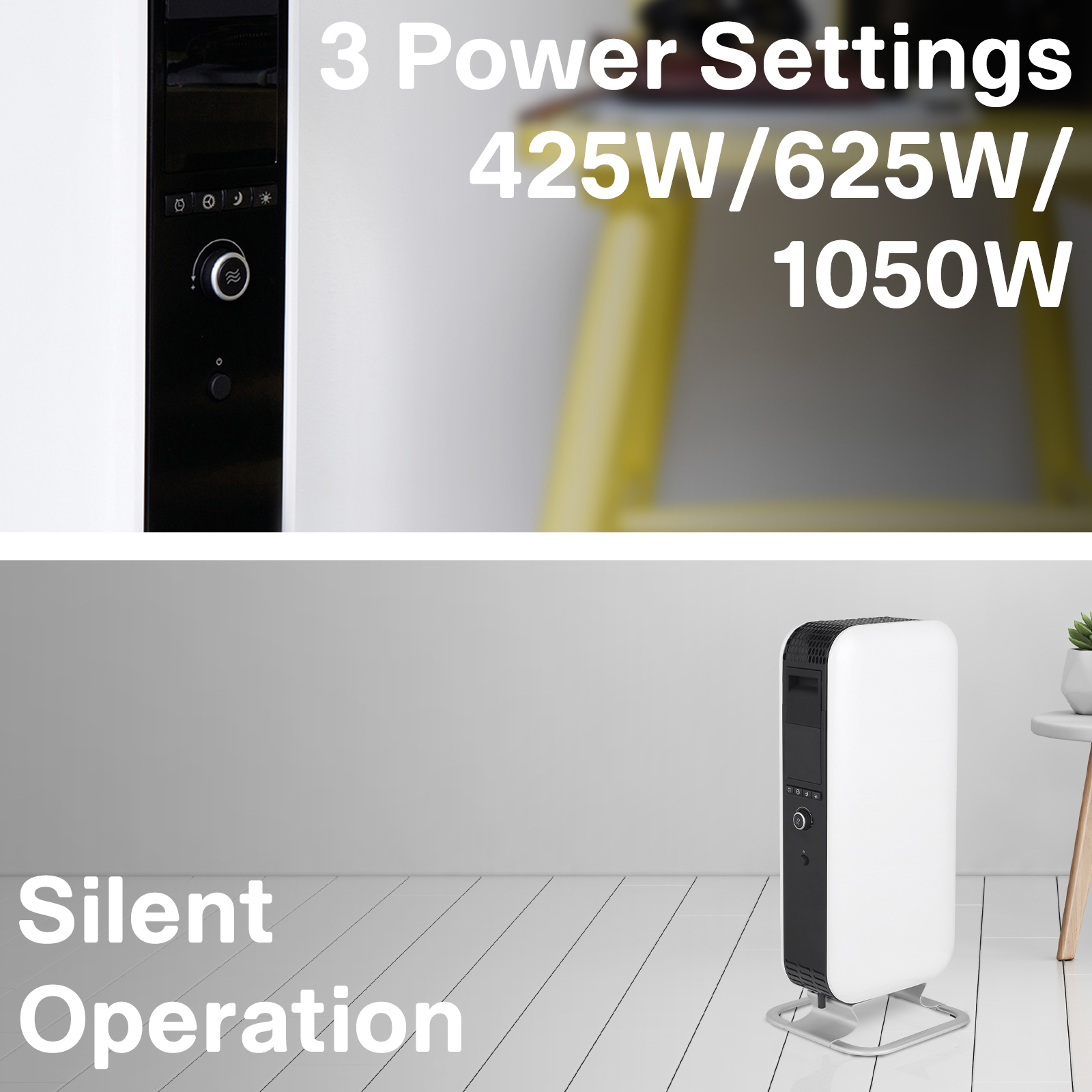 Mill 1050W Gentle Air Oil Filled Radiator - Bunnings Australia
