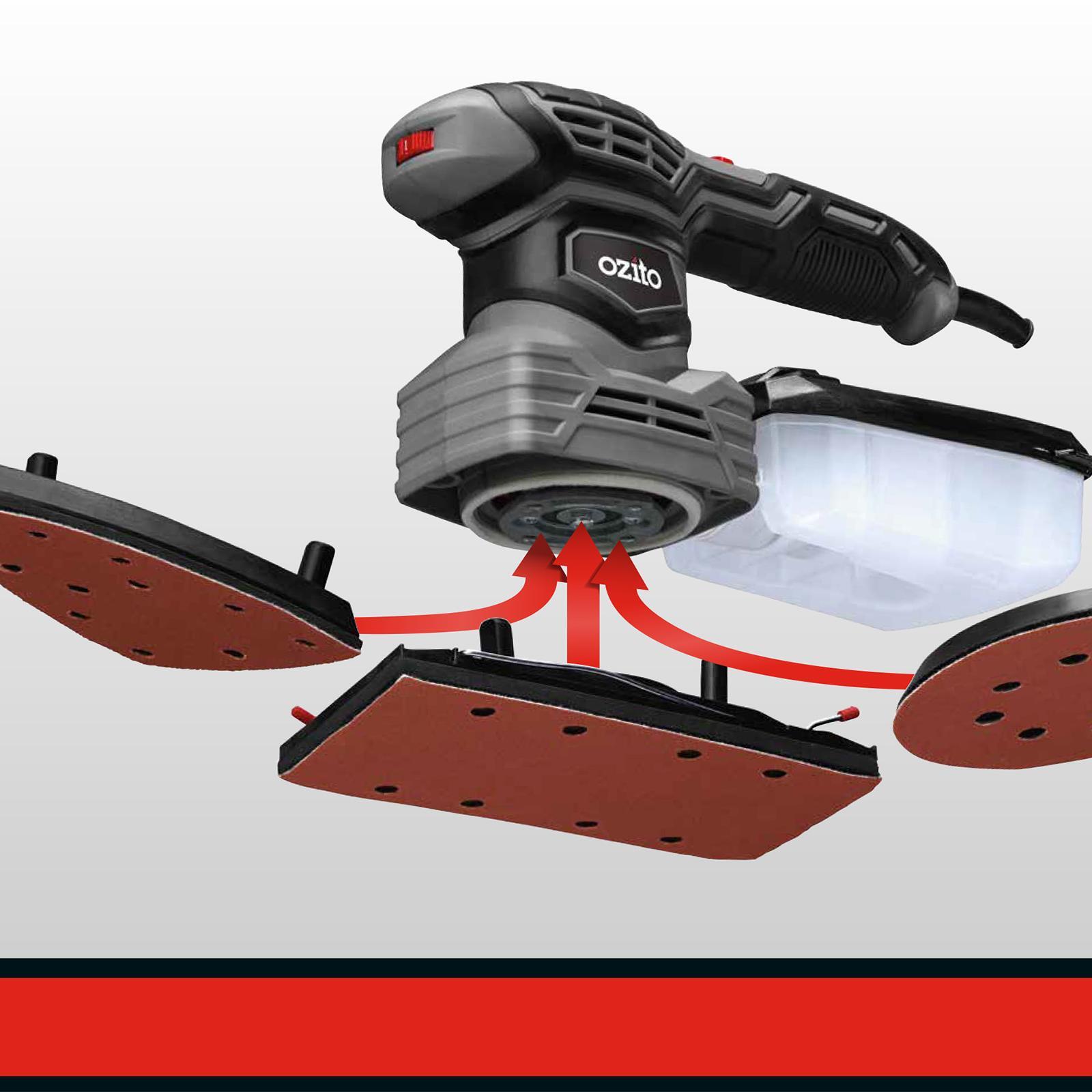 Ozito 200W Multi Sander Kit - Bunnings Australia