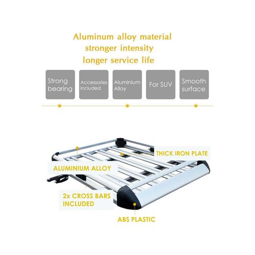 Elora Car Roof Rack Basket Luggage Carrier Vehicle Cargo Rails ...
