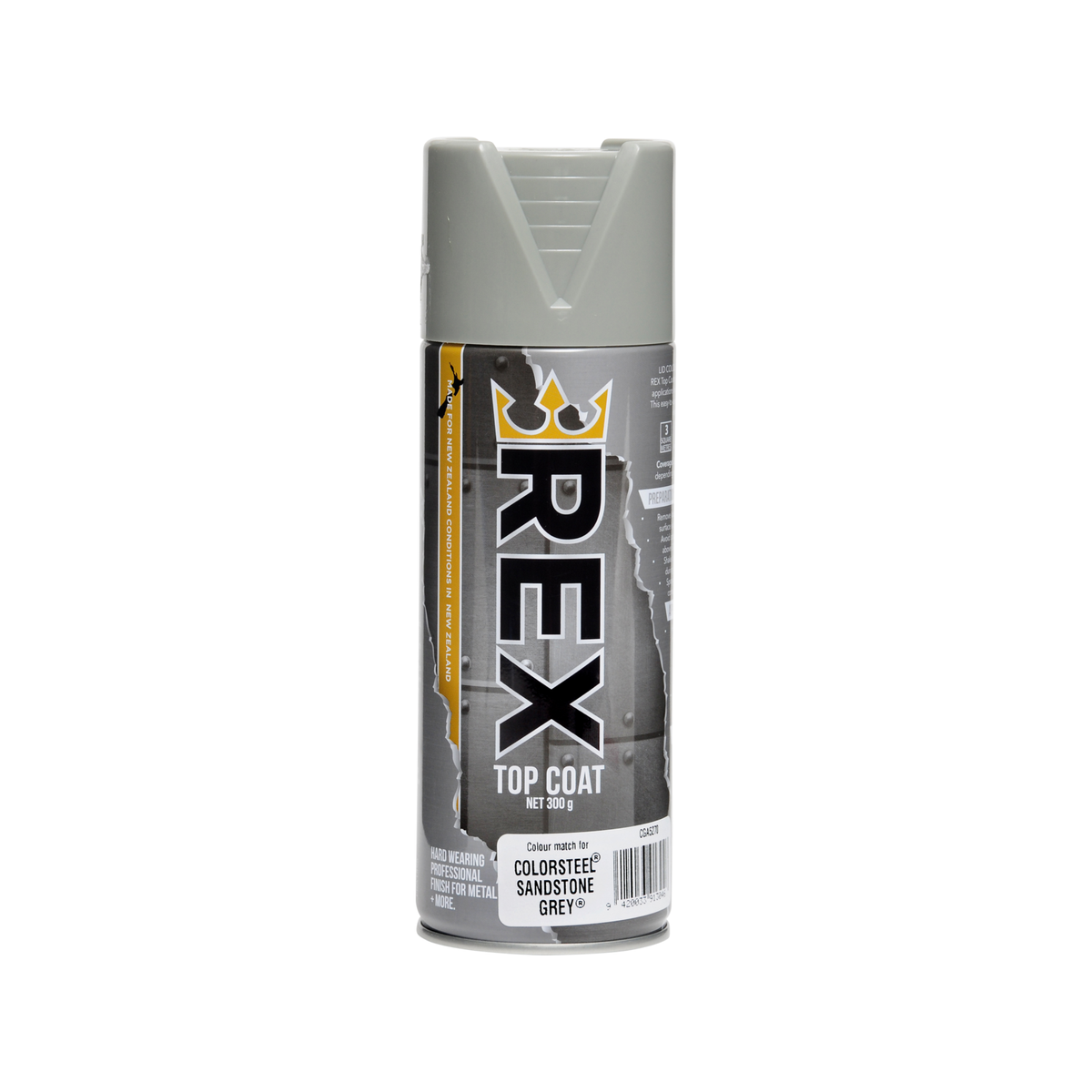 Rex 300g Metal Spray Paint - CS Sandstone Grey - Bunnings New Zealand