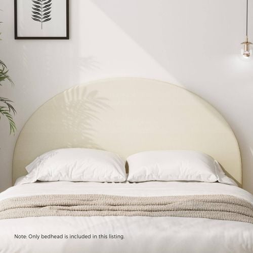 Oikiture Bed Head Double Size Headboard Bedhead Fabric Beige Bunnings — free download