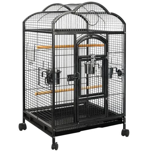 YES4PETS Bird Budgie Cage Parrot Aviary Carrier With Wheel - Bunnings ... - Bird Aviary With Spinning Wheel For Birds Of Prey