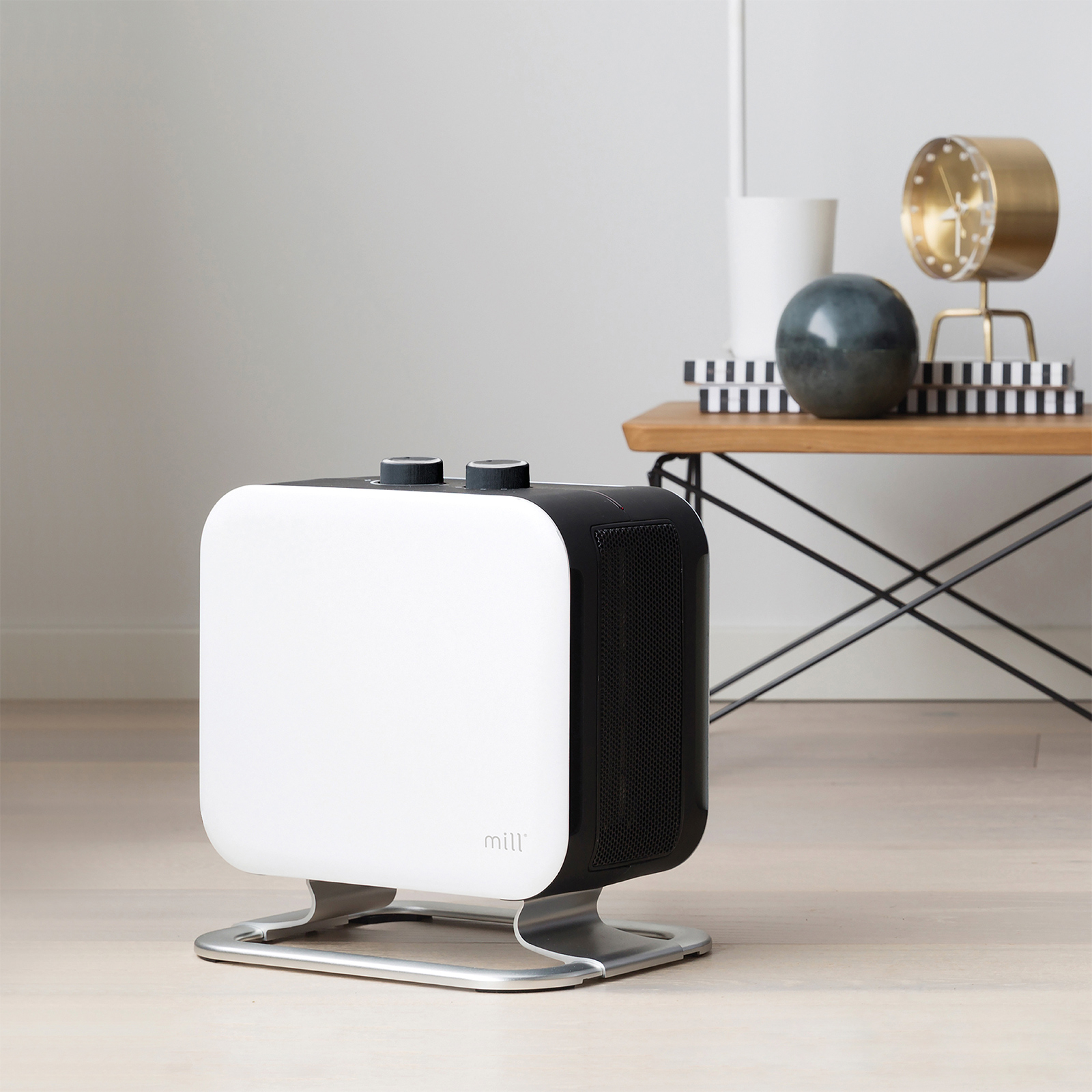 Mill 1800W White PTC Compact Fan Heater - Bunnings Australia