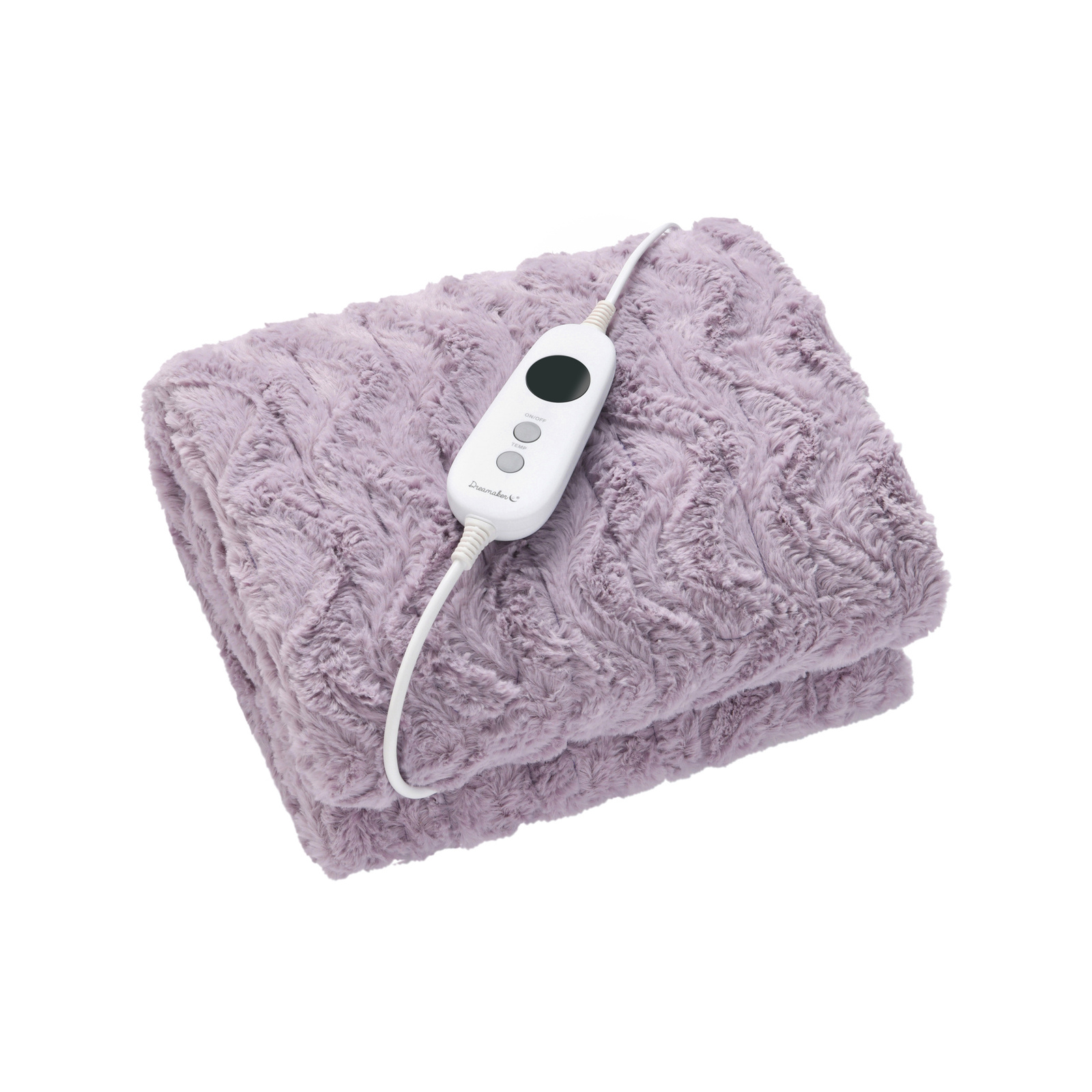 Dreamaker Luxury Faux Fur Heated Throw 160x120cm Lavender - Bunnings  Australia