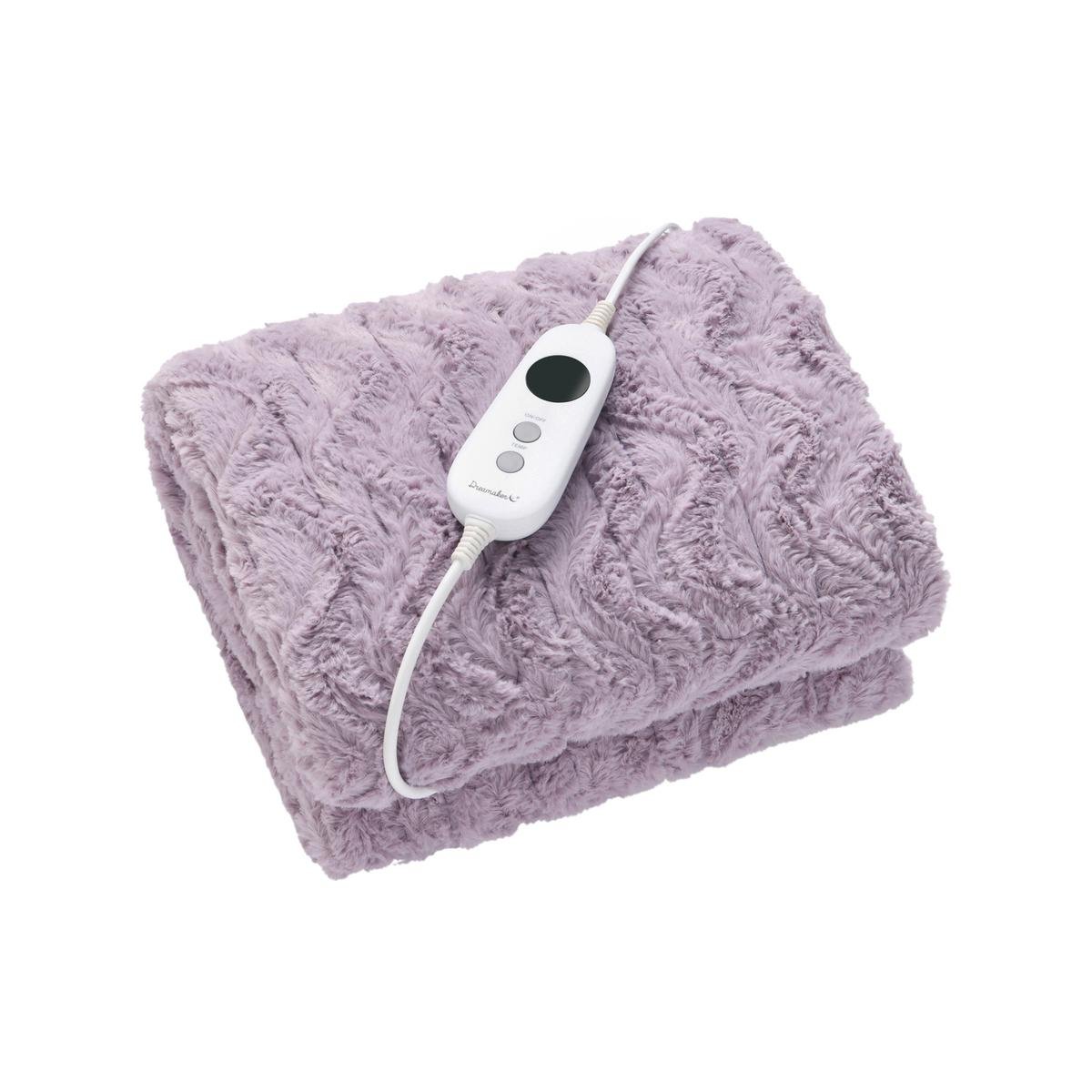 Dreamaker Luxury Faux Fur Heated Throw 160x120cm Lavender - Bunnings  Australia