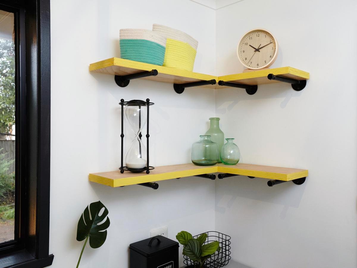 12 Corner Shelf Ideas For Adding Storage Throughout The Home