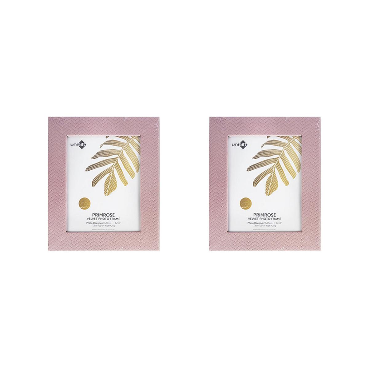 2PK Unigift Primrose Velvet Frame 20X25cm Assorted Colours - Bunnings ...