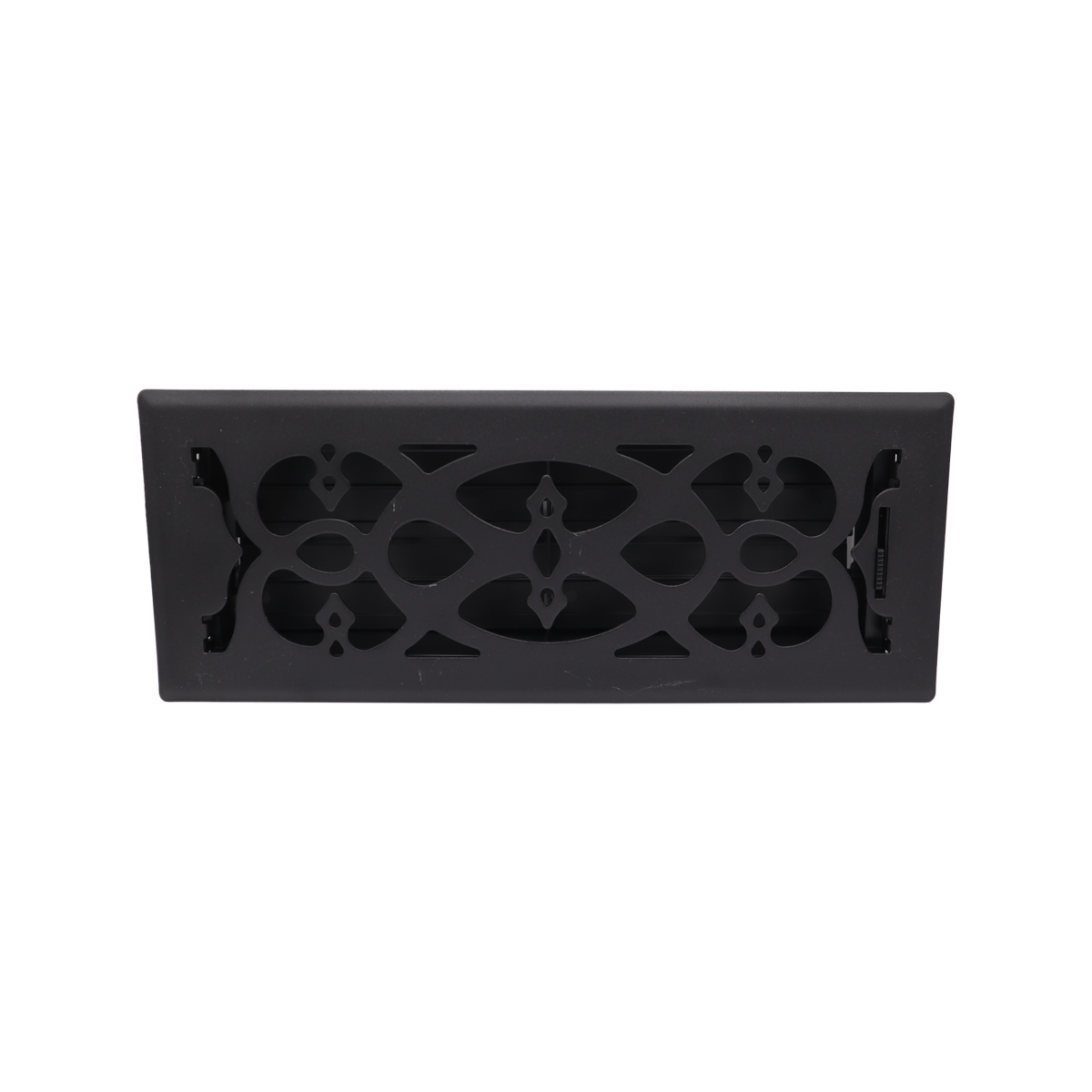 Accord 10 x 30cm Matte Black Victorian Floor Register - Bunnings Australia