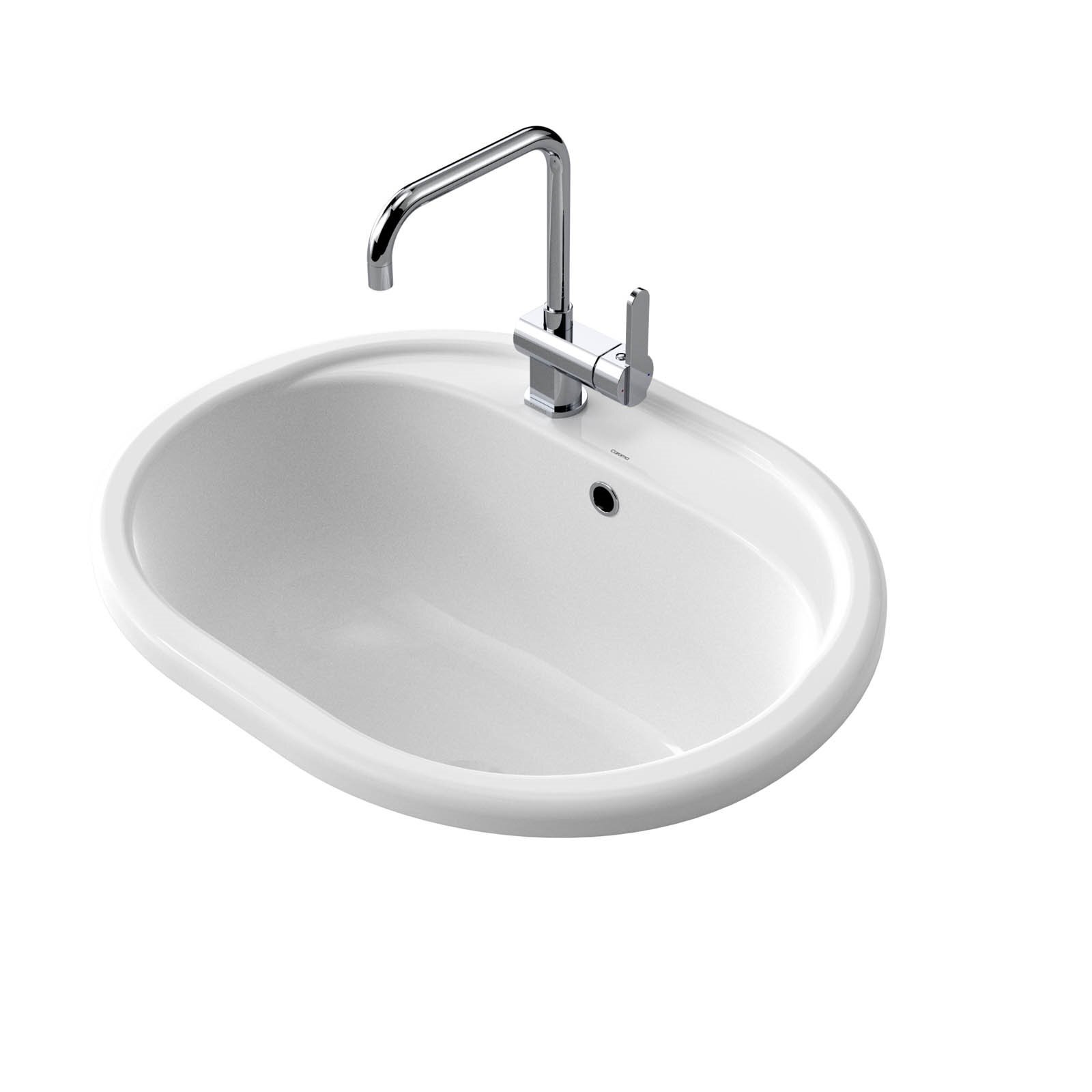 Caroma 35L White RHS Inset Vitreous China Laundry Trough - Bunnings ...