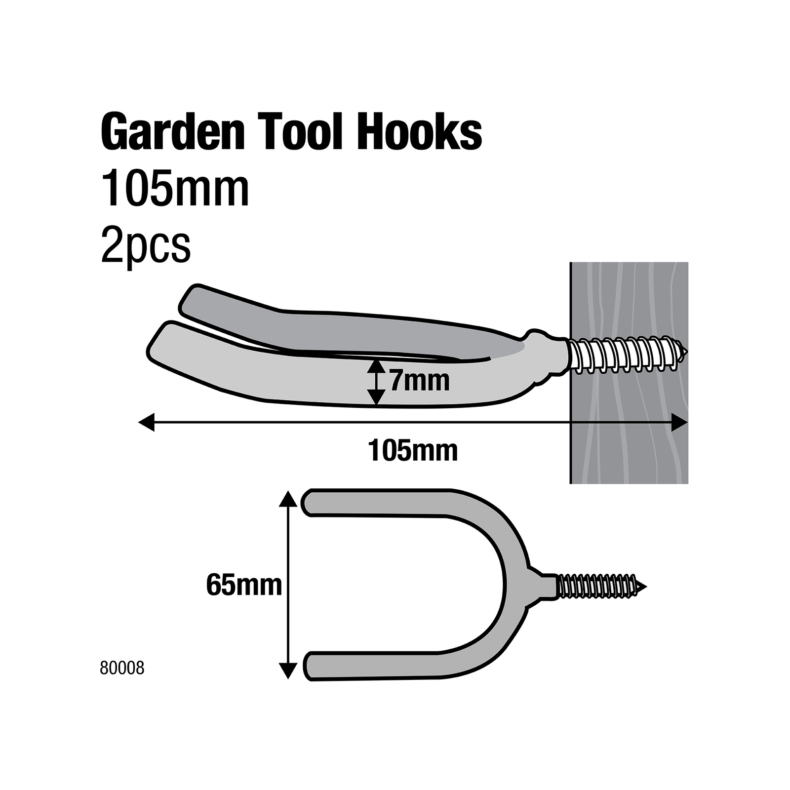 Storage hooks online bunnings