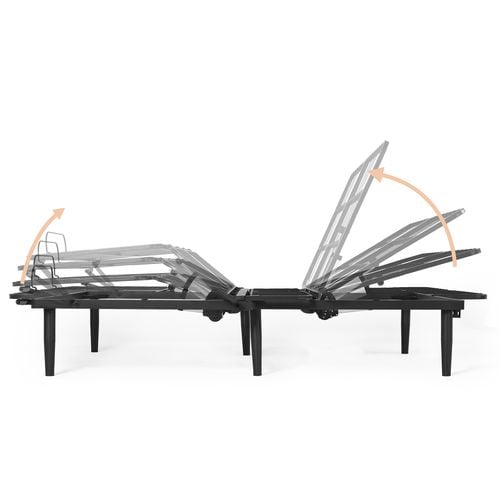 Zinus Bed Frame Adjustable Metal Bed Base - Queen - Bunnings Australia
