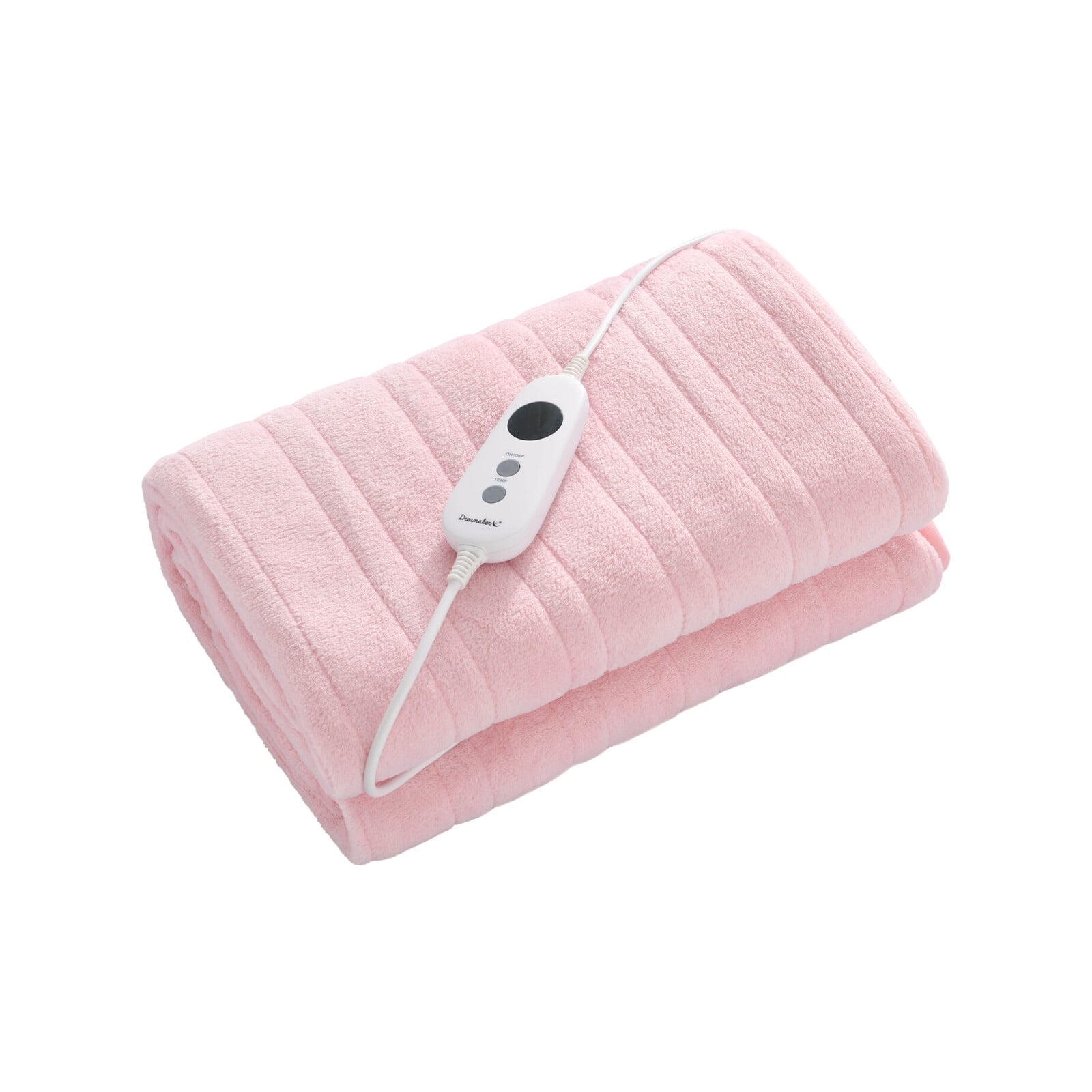 Dreamaker Electric Heated Throw Blanket - Blush Pink - Bunnings Australia