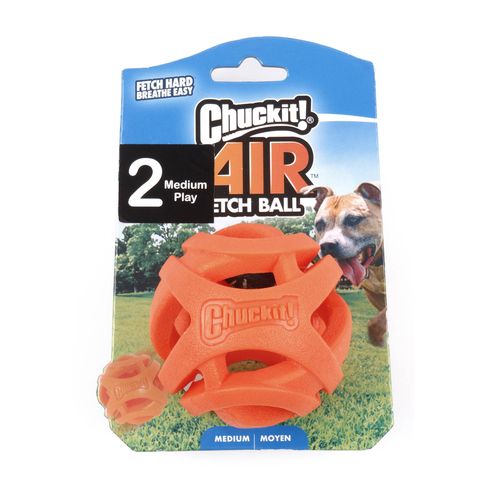 Chuckit! Air Glow Ophaalbal Voor Honden – 2 Stuks, Medium 2,5 Inch, Geschikt Voor Honden Van 20-60 Lbs, Gloeit In Het Donker 2 miniatura