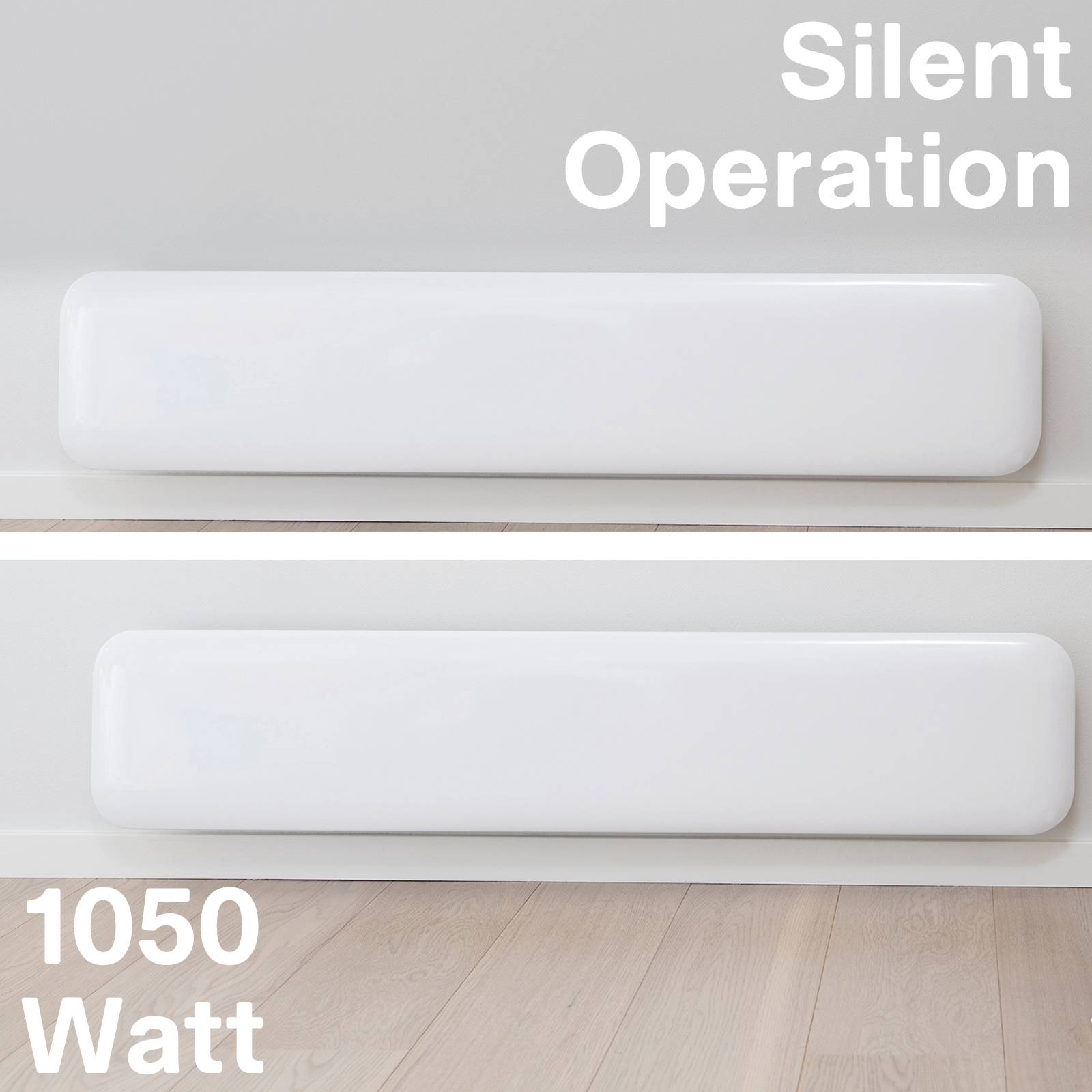 Mill 1050W White Panel Heater - Bunnings Australia