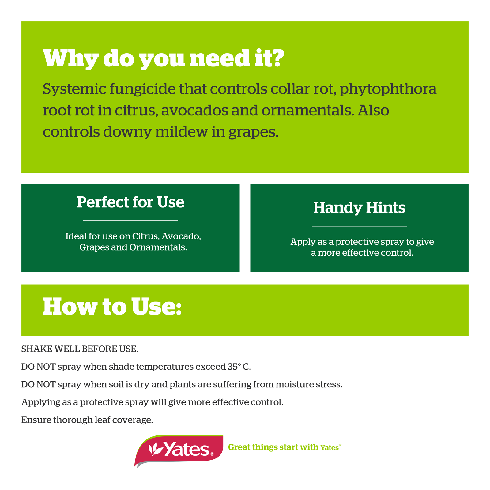 Yates 500ml Anti Rot Fungicide - Bunnings Australia