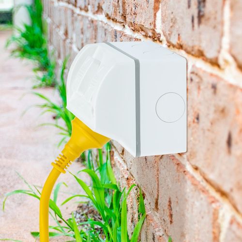 Deta 250V 15 Amp IP54 Outdoor Double Power Point - Bunnings Australia