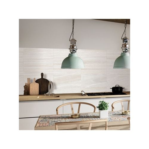 Gayafores 625 x 320mm 1sqm Sahara Blanco Porcelain Tile - Bunnings Australia