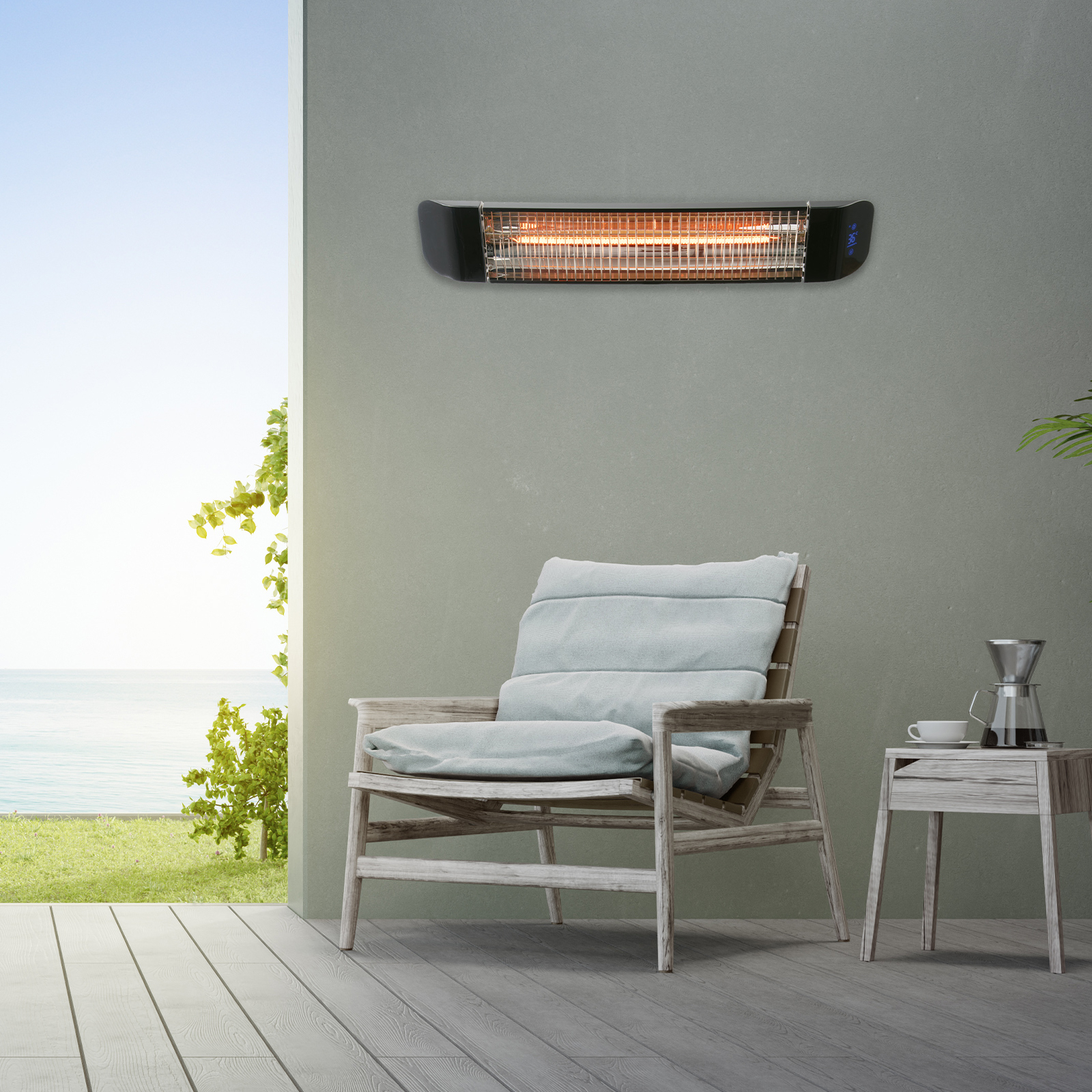 Arlec 2400W Smart Grid Connect Instant Infrared Heater - Bunnings Australia