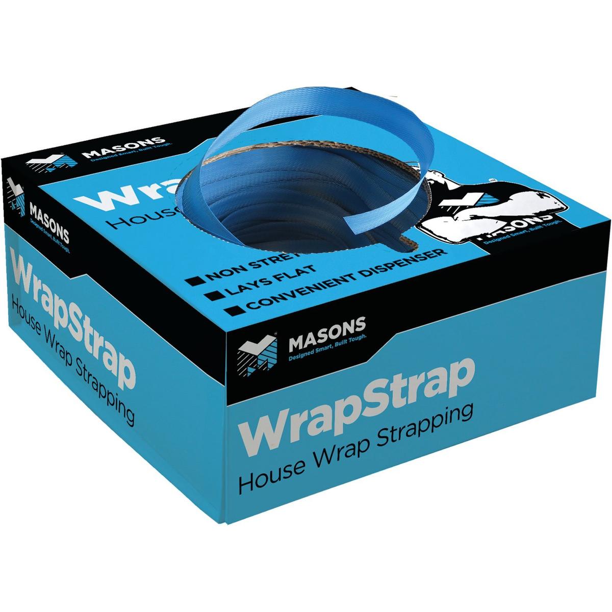 Masons 25mm x 250m Blue Wrap Strap - Bunnings New Zealand