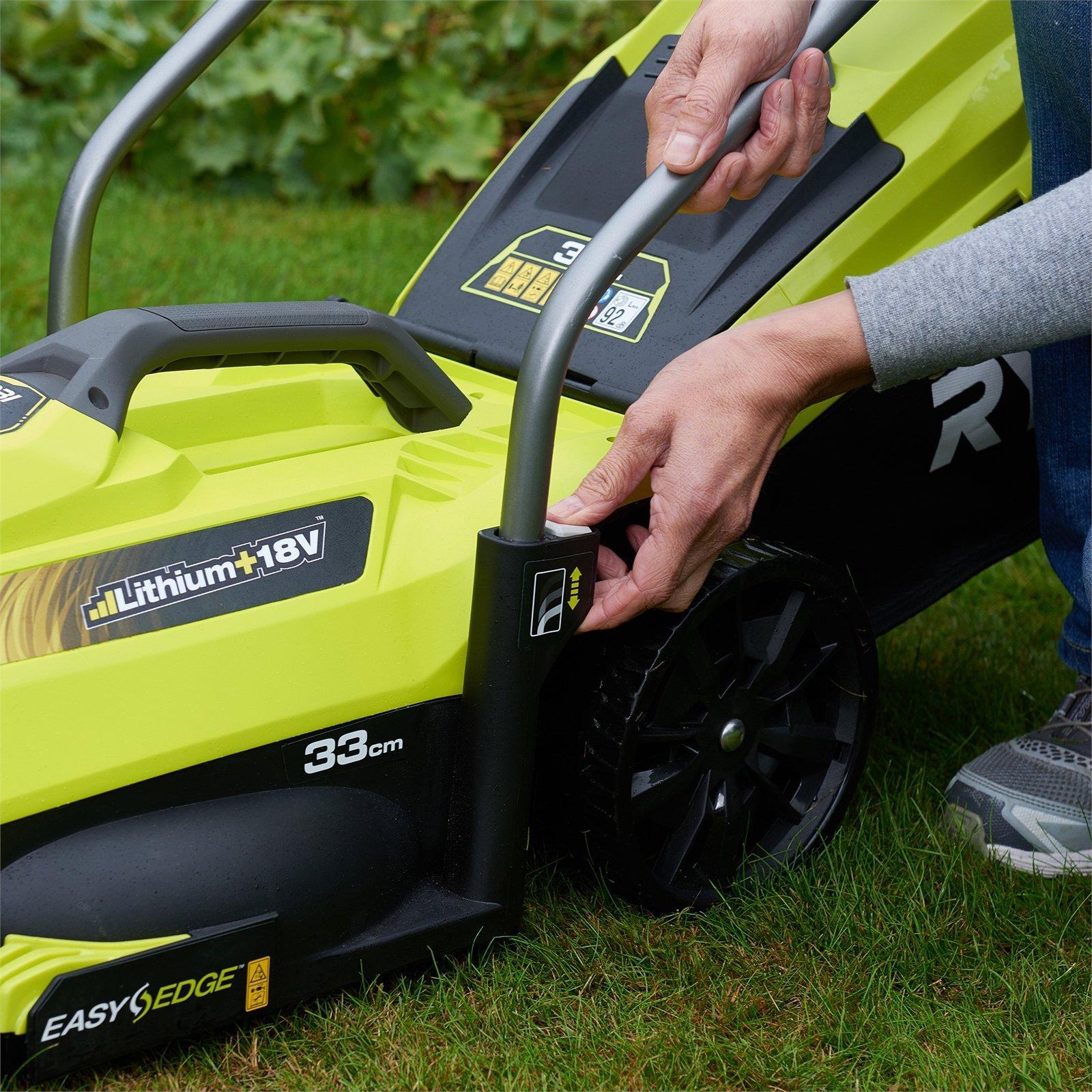 Ryobi ONE+ 18V 33cm Lawn Mower Console Bunnings New Zealand