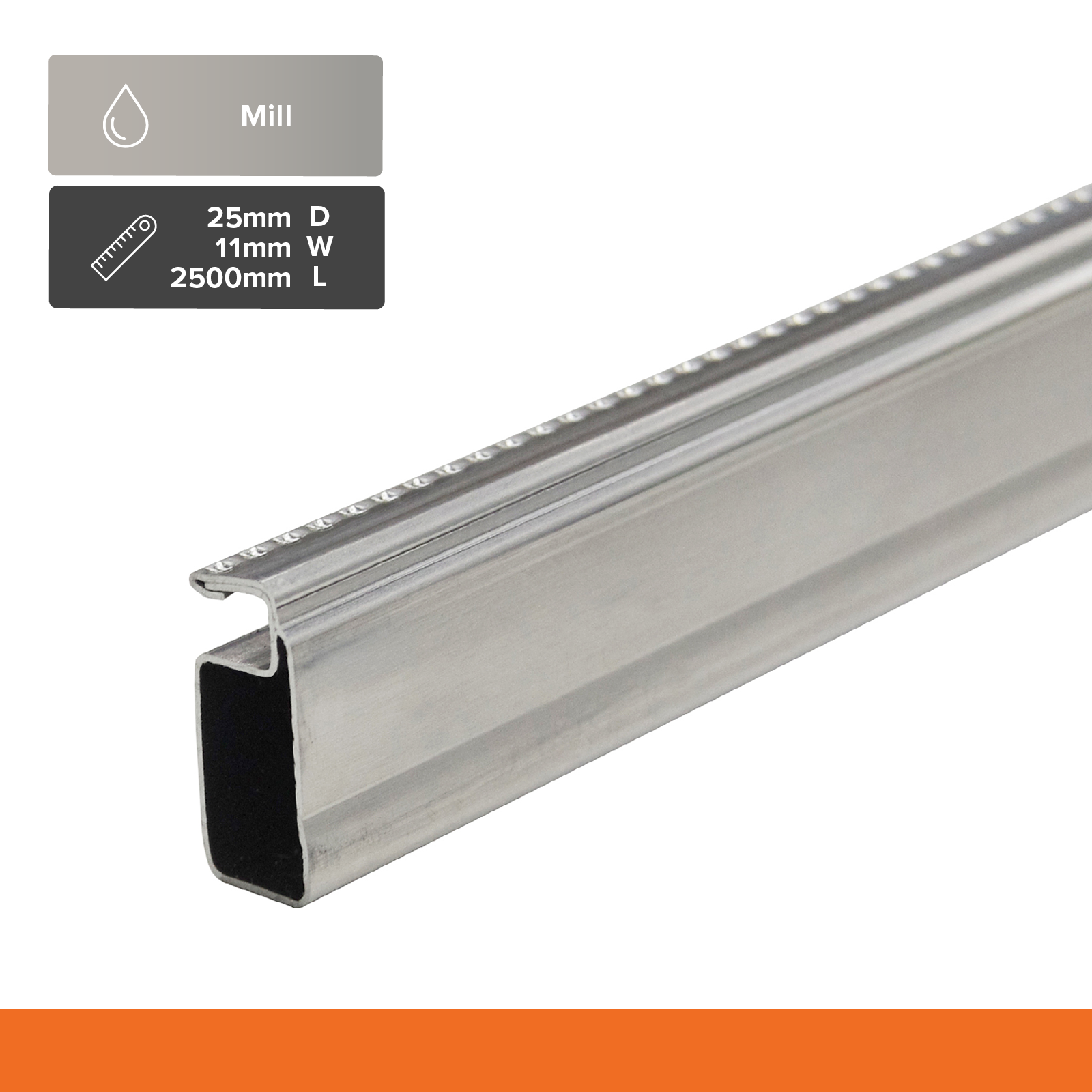 Pillar 25mm x 2.5m Mill Flyscreen Frame - Bunnings Australia