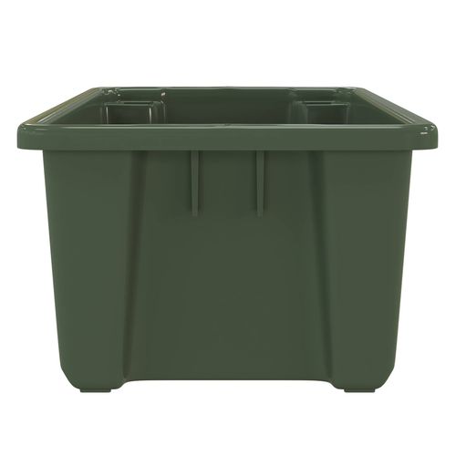 Handy Storage 54L Khaki Heavy Duty Storage Crate - Bunnings Australia