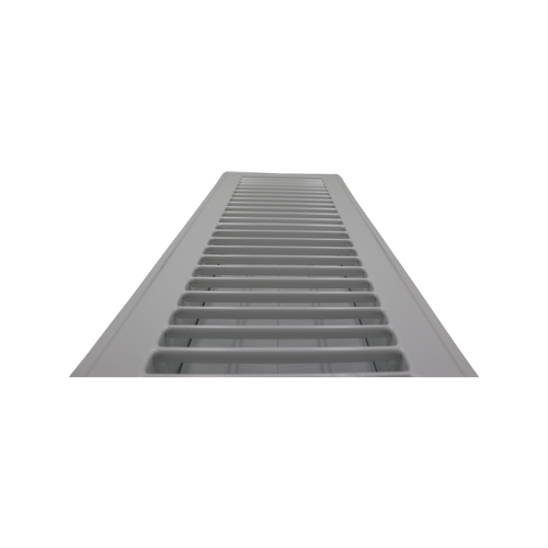 Accord 10 x 30cm White Metal Louvered Floor Vent - Bunnings Australia