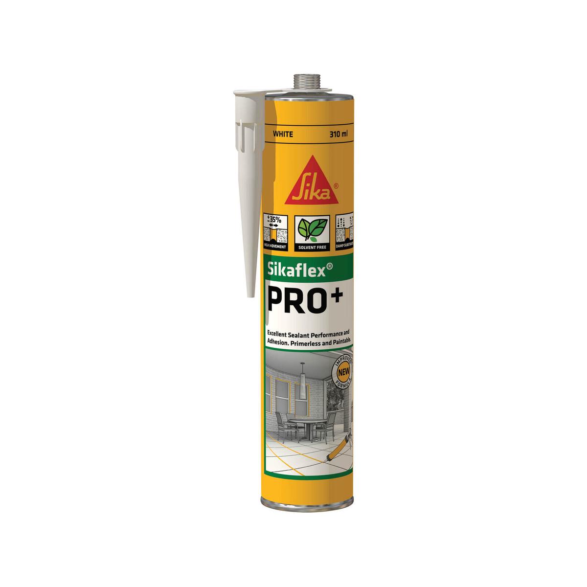 Sika 310ml White Sikaflex Pro+ Polyurethane Sealant - 310ml White ...