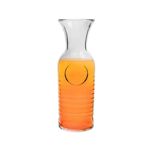Bormioli Embossed Glass Carafe - 0.25L Elegant Wine Or Water Pitcher