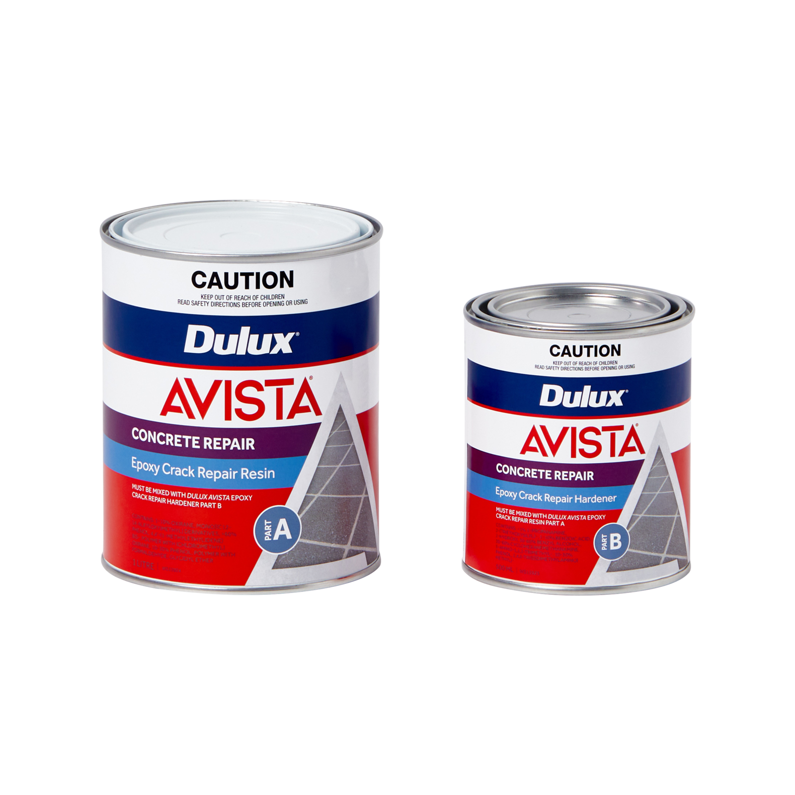 Dulux Avista Concrete Crack Repair Kit Part A&B - Bunnings Australia