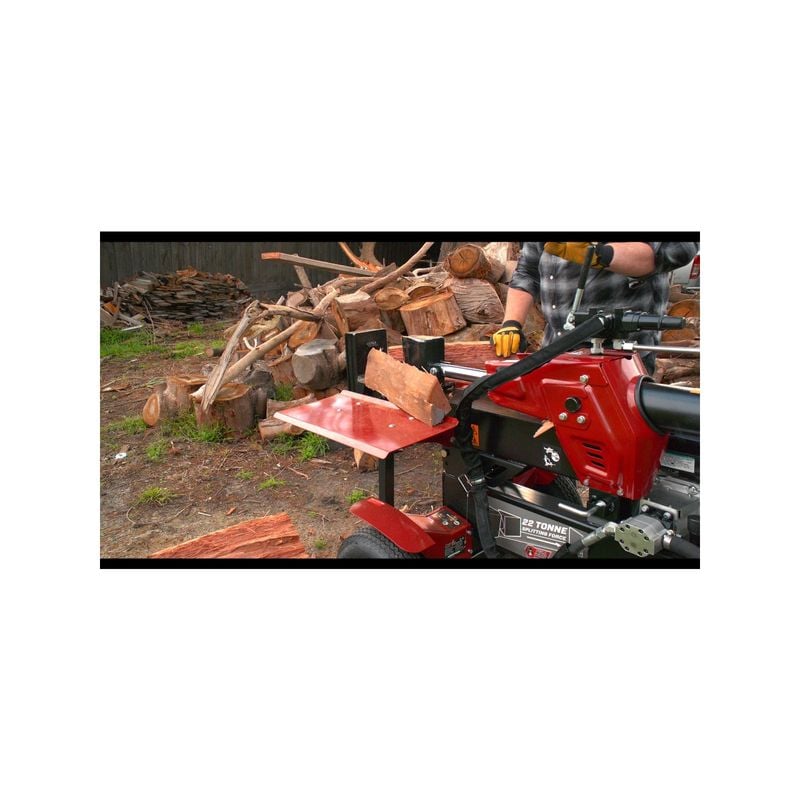 22 Tonne Petrol Log Splitter | Full Boar