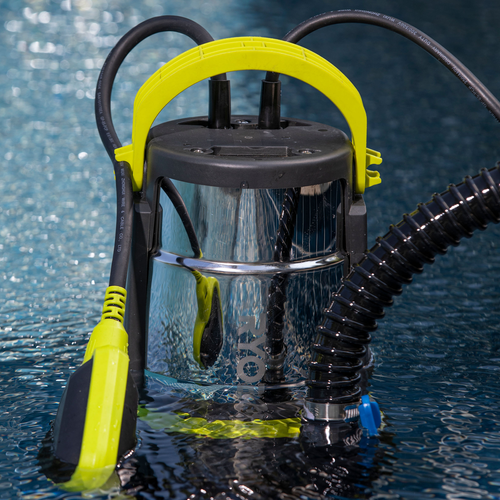 Ryobi 750W Clean And Dirty Water Submersible Pump Bunnings Australia