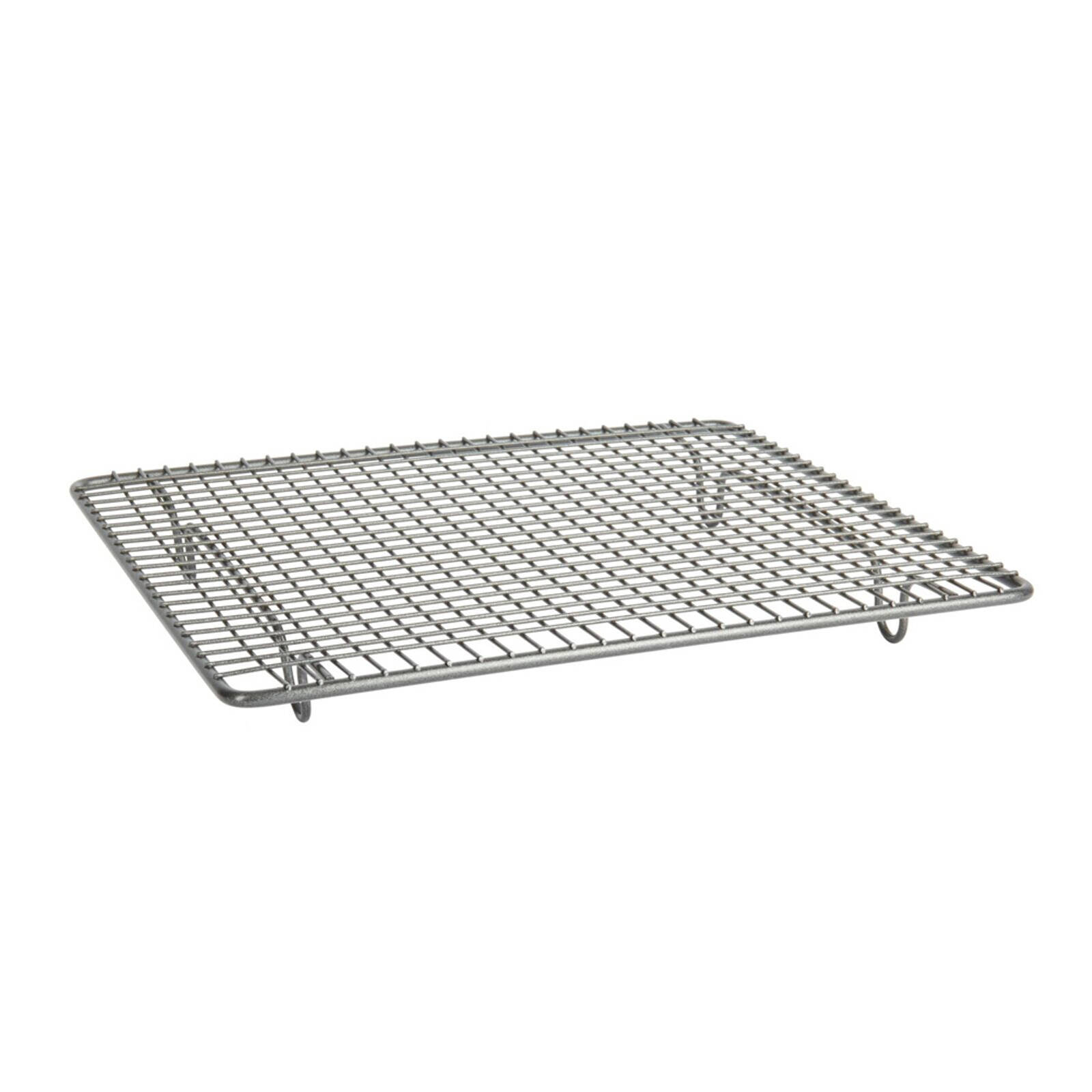 Kitchen Craft Master Class Non-Stick Cooling Tray - Steel Baking Rack 26 X 23 Cm, Silver, Dishwasher Safe