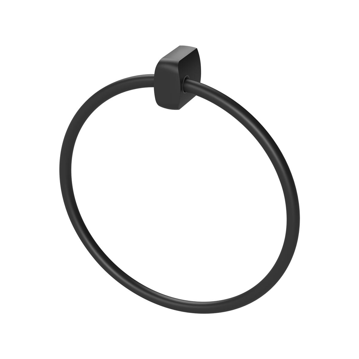 Phoenix Matte Black Aplo Hand Towel Holder - Bunnings Australia